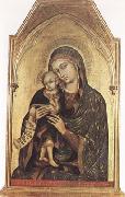 Barnaba Da Modena Madonna and Child (mk080 oil on canvas